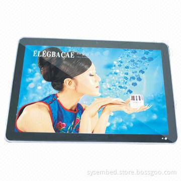 Advertising player, high-quality display